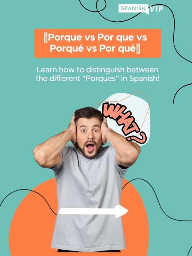 Porque vs Porqué