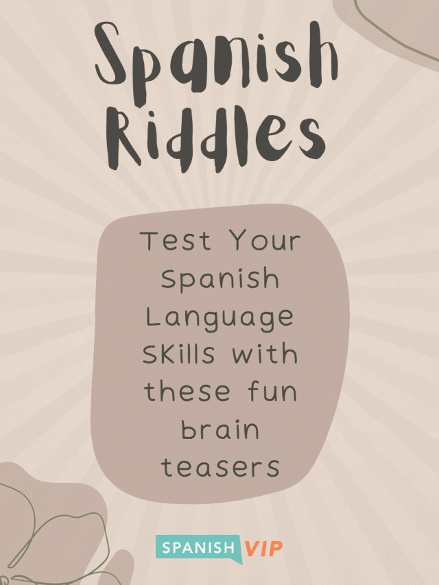 [GWS] Spanish Riddles (1)